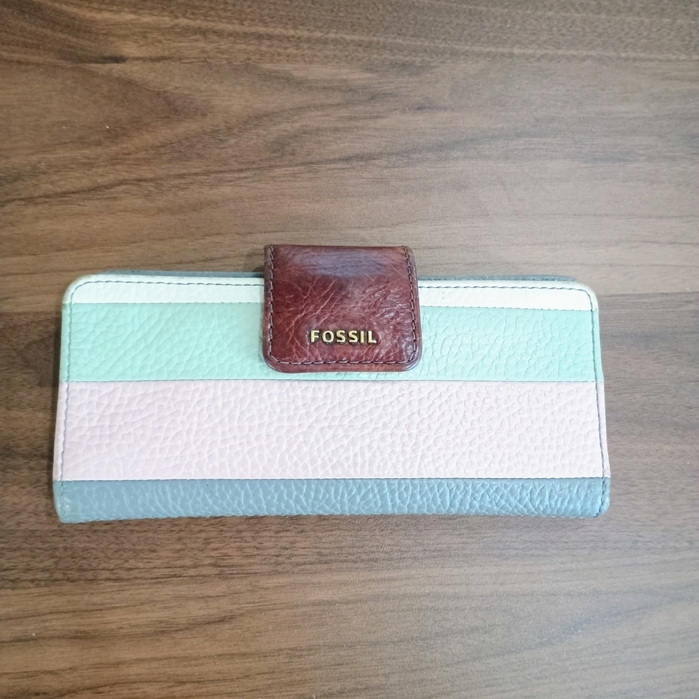Fossil Multicolor Leather Wallet